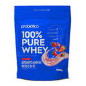 100% Pure Whey Refil 900g Morango Probiotica