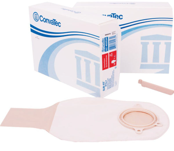 Caixa C/10 SURFIT PLUS BOLSA P/ COLOSTOMIA DRENAVEL OPACA 57MM CONVATEC