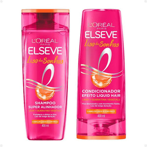 Kit Liso dos Sonhos Shampoo 400ml + Condicionador 400ml