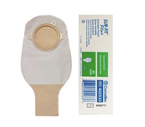 Caixa c/10 SURFIT PLUS BOLSA COLOSTOMIA DRENAVEL OPACA 70MM CONVATEC