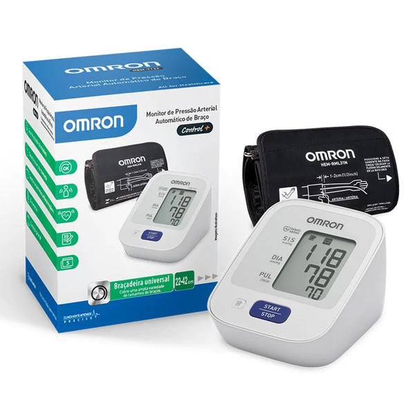 Monitor de Pressão Arterial de Braço HEM-7122 Omron