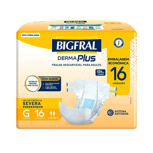 BIGFRAL DERMA PLUS ECONÔMICA GD PCT C/16 UN
