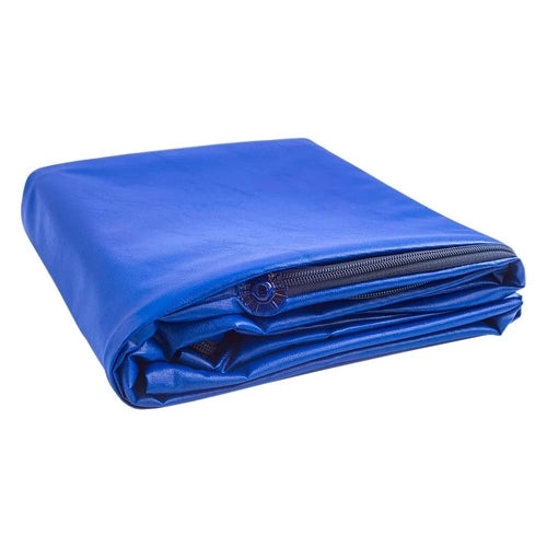 CAPA CASAL PVC/POLIESTER AZUL ZÍPER 1,90MX1,40MX0,20M AG