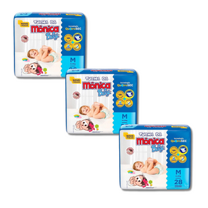3X TURMA DA MÔNICA FRALDA JUMBO
