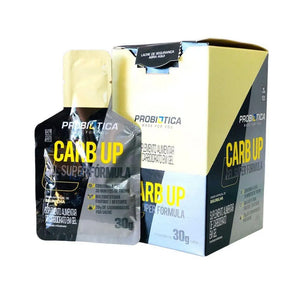 CARB UP GEL SUPER FÓRMULA DISPLAY 10 SACHÊS BAUNILHA V01 PROBIÓTICA