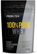 100% PURE WHEY REFIL 900G BAUNILHA PROBIÓTICA