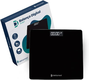 BALANÇA DIGITAL SMART PRETA DELLAMED