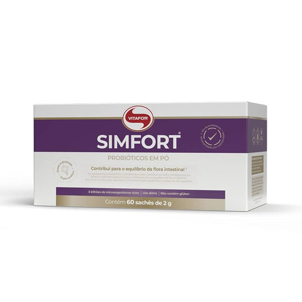 PROBIÓTICO EM PÓ SIMFORT CAIXA C/ 60 SACHES 2G VITAFOR