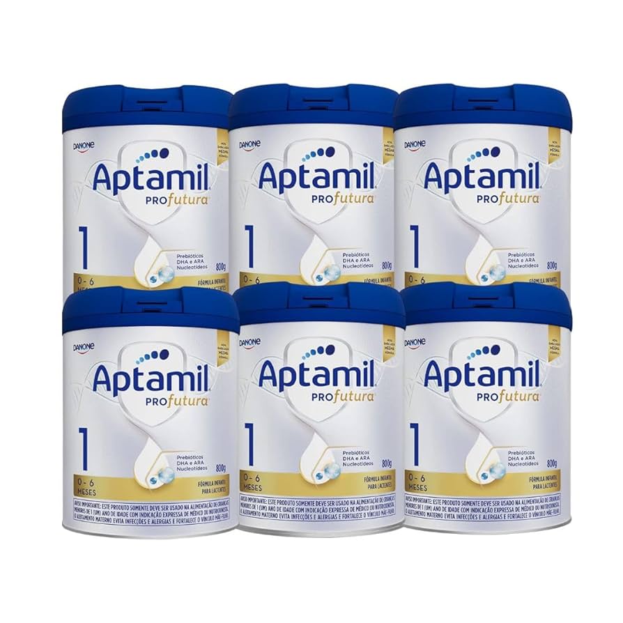 Kit 6x Aptamil Profutura 1 Lata 800g Danone