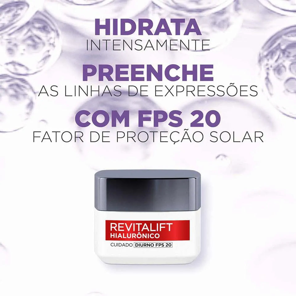 Creme Facial Revitalift Hialurônico Dia 49g L'Oréal Paris