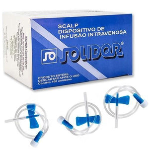 SCALP DESCARTAVEL 23G ESTERIL SOLIDOR