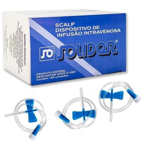 SCALP DESCARTAVEL 23G ESTERIL SOLIDOR