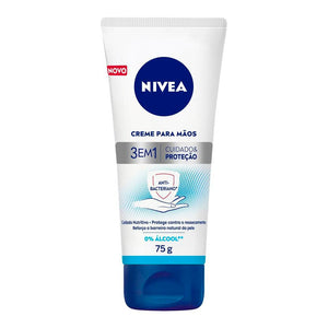CREME P/ MAOS CUIDADO E PROTECAO 3EM1 75G NIVEA
