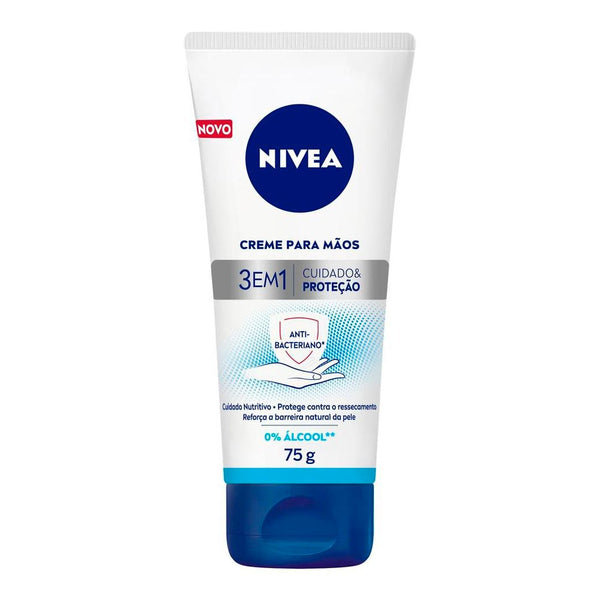 CREME P/ MAOS CUIDADO E PROTECAO 3EM1 75G NIVEA
