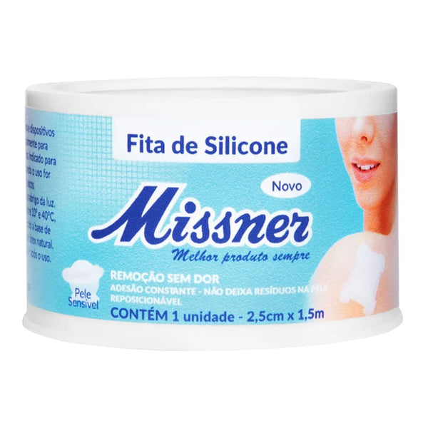 FITA CIRURGICA SILICONE 2,5CMX1,5M MISSNER