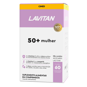 LAVITAN 50+ MULHER COM 60 COMPRIMIDOS CIMED