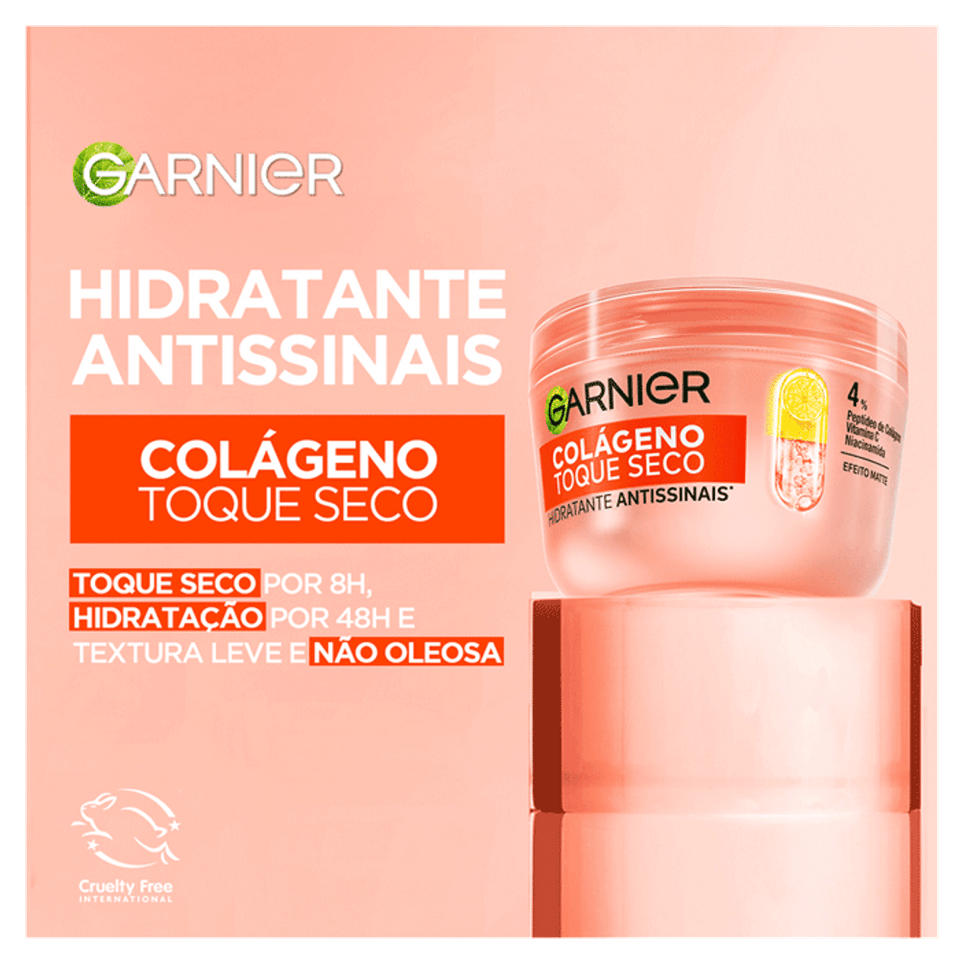 Hidratante Facial Colágeno Antissinais 85g Garnier