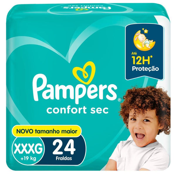 PAMPERS CONFORT SEC XXXG C/24