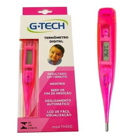 TERMOMETRO CLINICO DIGITAL ROSA TH150 G-TECH