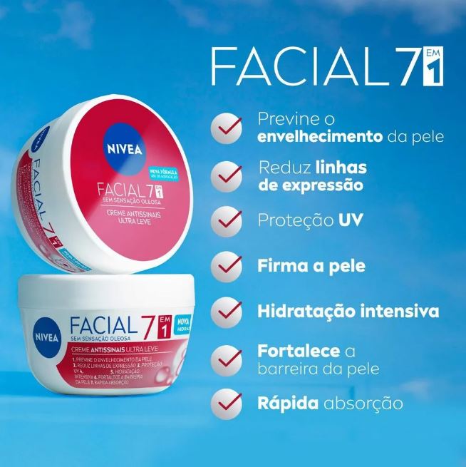 CREME FACIAL ANTISSINAIS 100G NIVEA