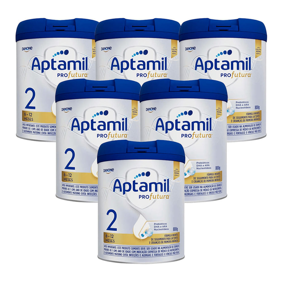 KIT 6X APTAMIL PROFUTURA 2 800 GRAMAS BR