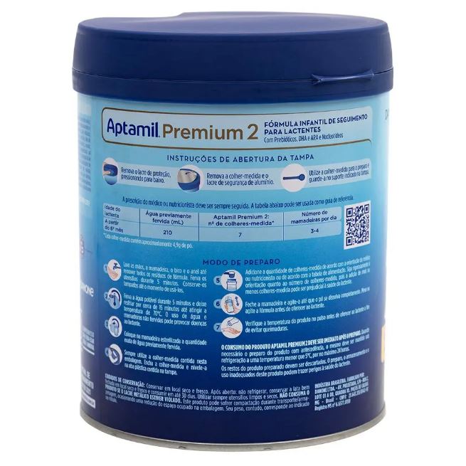 APTAMIL 2 PREMIUM 800GRS BR DANONE