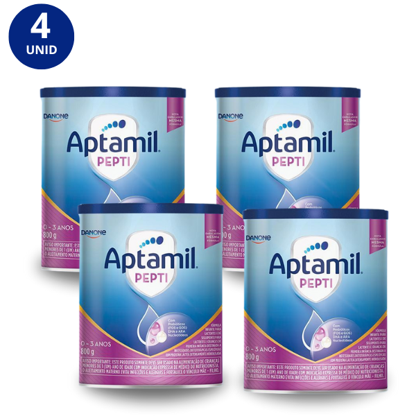 KIT 4X APTAMIL PROEXPERT PEPTI LATA 800G DANONE