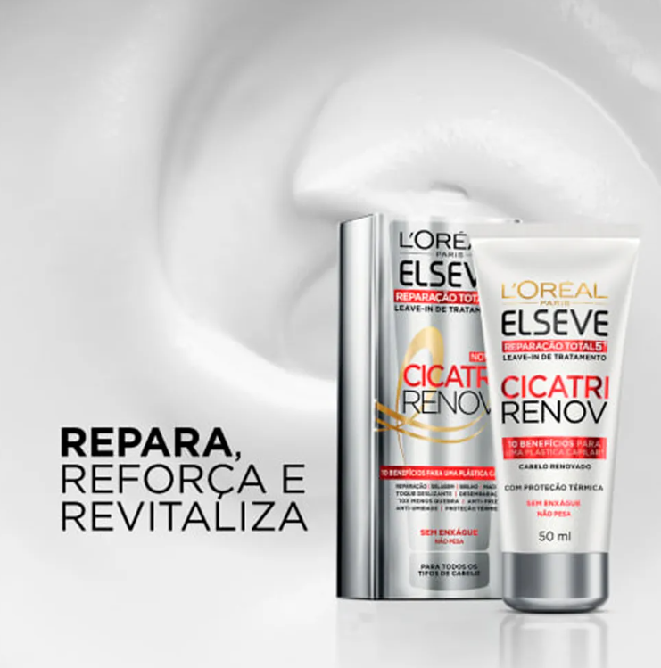Leave-in de Tratamento Cicatri Renov 500ml Elseve L'Oréal Paris