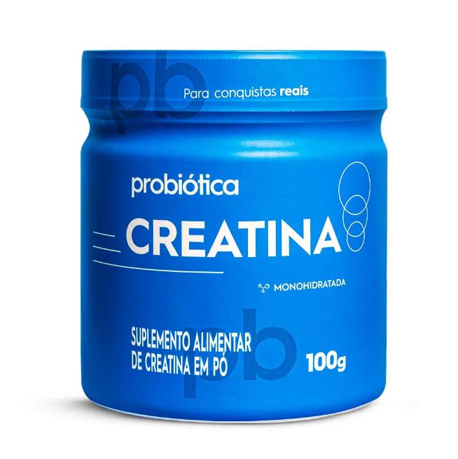 Creatina Monohidratada Suplemento Alimentar em Pó 100g - Probiotica