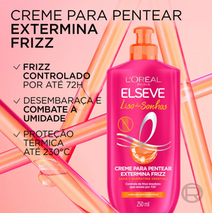 Creme p/ Pentear Elseve Liso dos Sonhos 250ml
