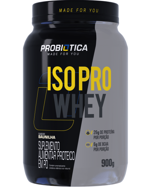 Iso Pro Whey Pote 900g Probiótica