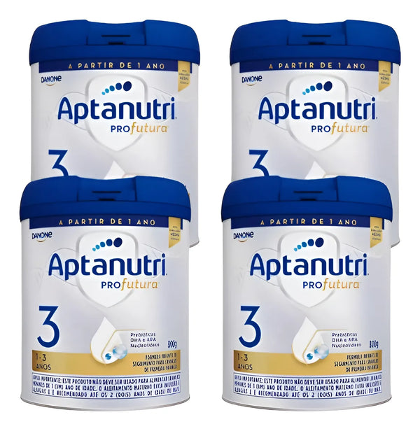 KIT 4X APTANUTRI PROFUTURA 3 LATA 800G DANONE
