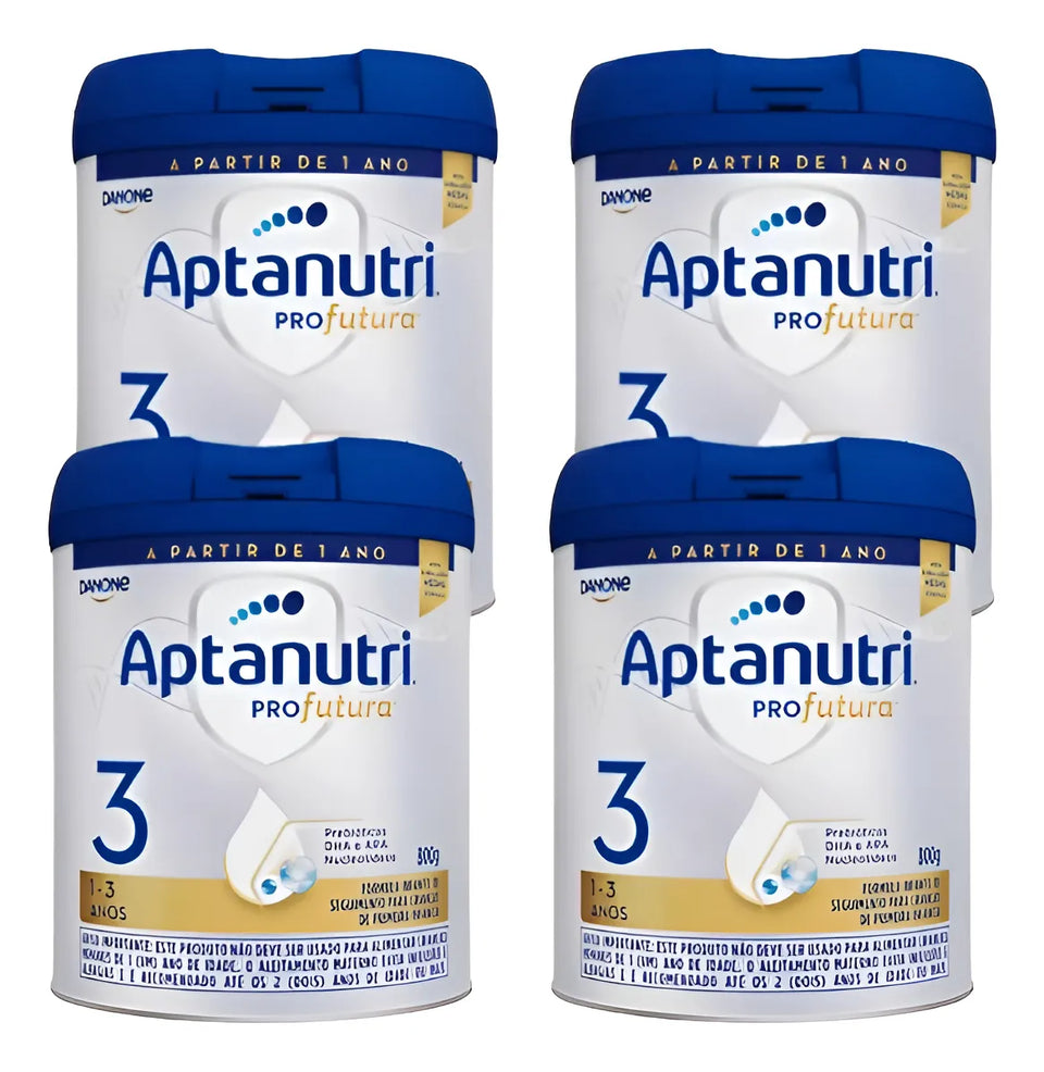 KIT 4X APTANUTRI PROFUTURA 3 LATA 800G DANONE