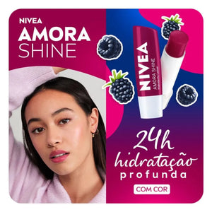 Lip Care Hidratante Labial Amora Shine 4,8g Nivea