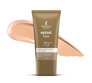 Protetor Solar FPS70 Tom 2 Claro 40ml Episol Color