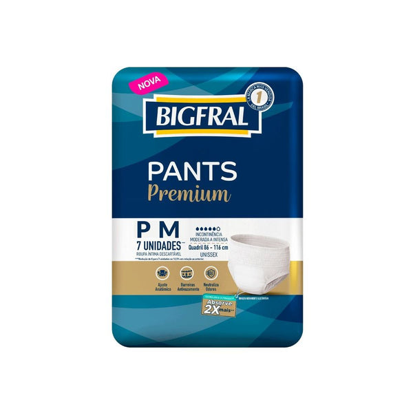 BIGFRAL PANTS PREMIUM TAM.P/M C/7 UNIDADES