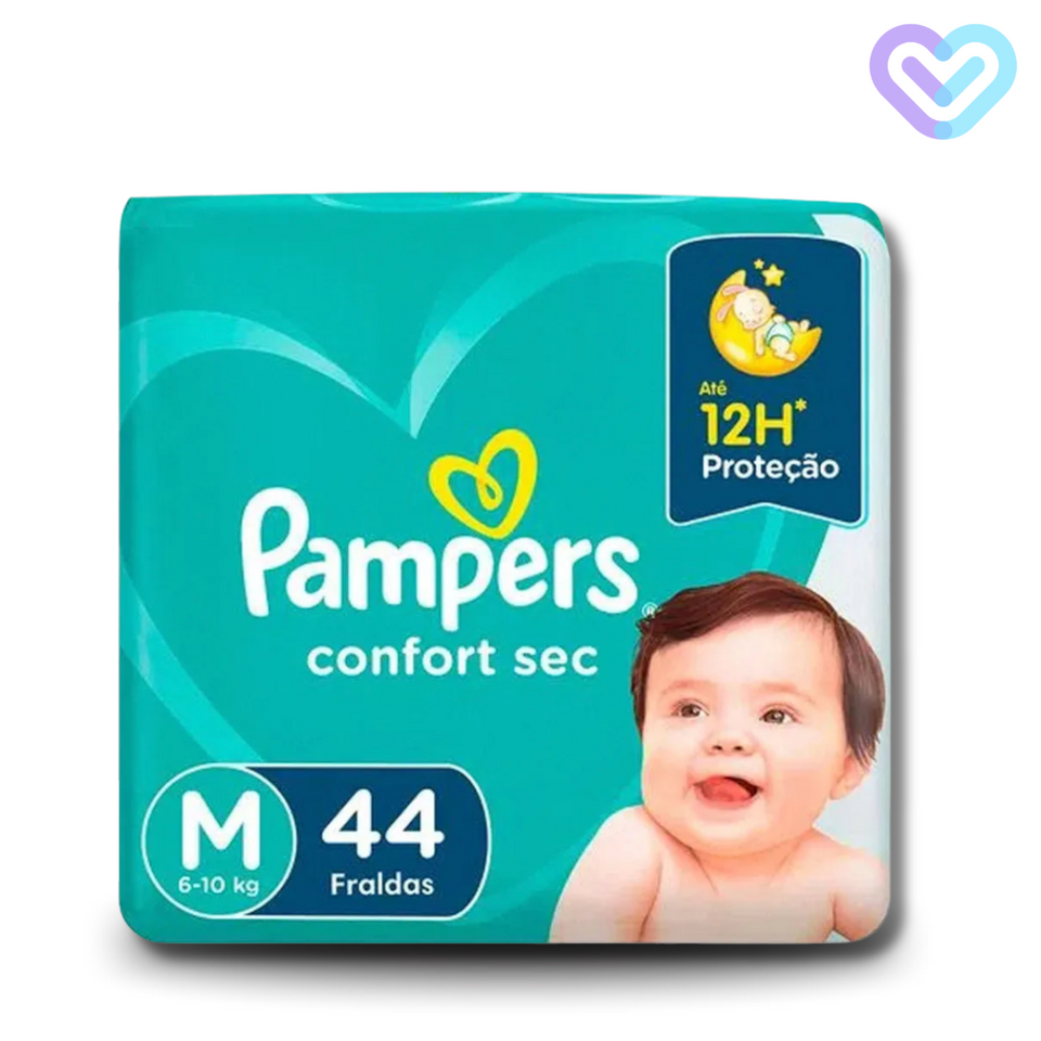 FRALDA PAMPERS CONFORT SEC