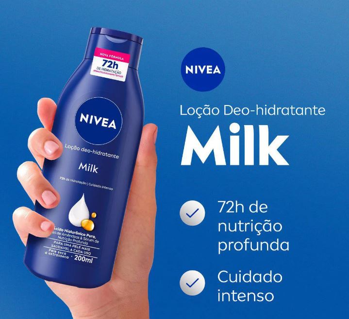 HIDRATANTE CORPORAL BODY MILK 200ML NIVEA