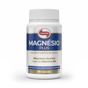 Magnésio Plus Suplemento Alimentar 90 Cápsulas de 690MG Vitafor