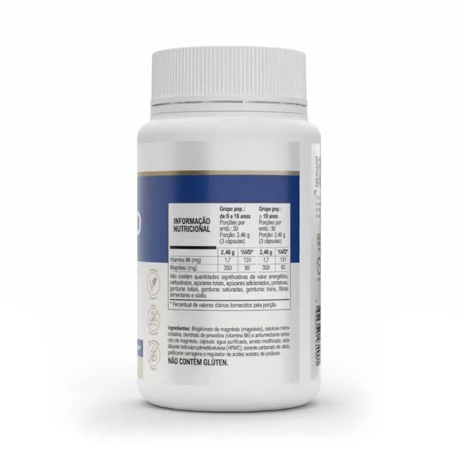 Magnésio Plus Suplemento Alimentar 90 Cápsulas de 690MG Vitafor