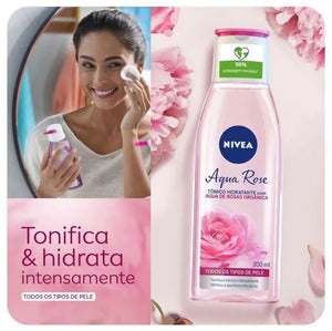 NIVEA FACIAL AQUA ROSE TÔNICO HIDRATANTE 200ML