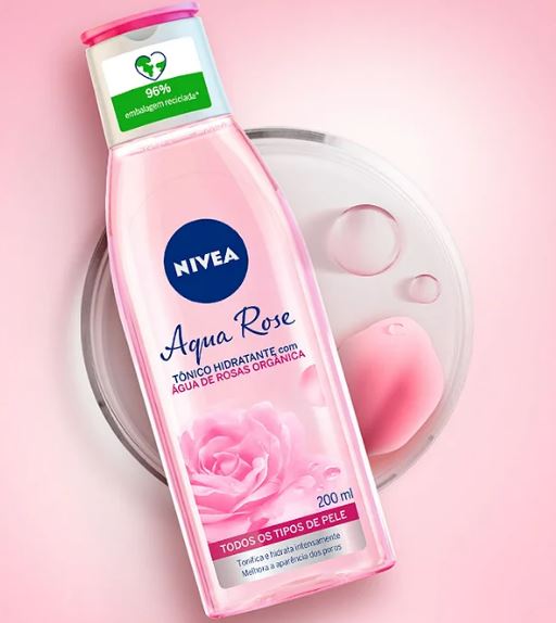 NIVEA FACIAL AQUA ROSE TÔNICO HIDRATANTE 200ML