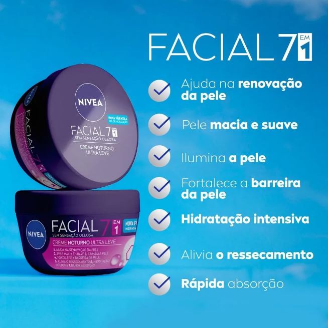 CREME FACIAL NOTURNO 100G NIVEA