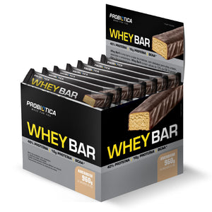 WHEY BAR AMENDOIM 24 UN V01 PROBIÓTICA