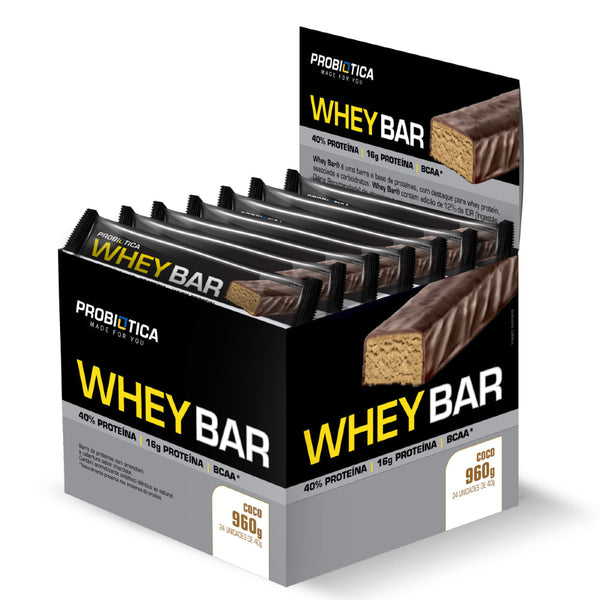 WHEY BAR COCO 24 UN V01 PROBIÓTICA