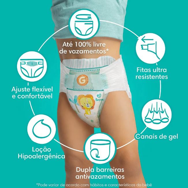 PAMPERS CONFORT SEC XXXG C/24