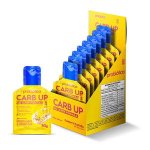 Carb Up Gel Super Fórmula Display 10 Sachês de 30g Banana Probiotica