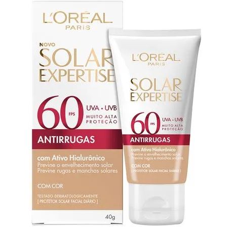 Protetor Solar Facial FPS60 Solar Expertise Antirrugas L'Oréal Paris