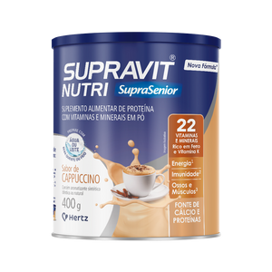 SUPRAVIT NUTRI CAPPUCINO LATA 400G - HERTZ