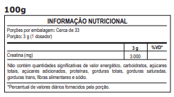 Creatina Monohidratada Suplemento Alimentar em Pó 100g - Probiotica
